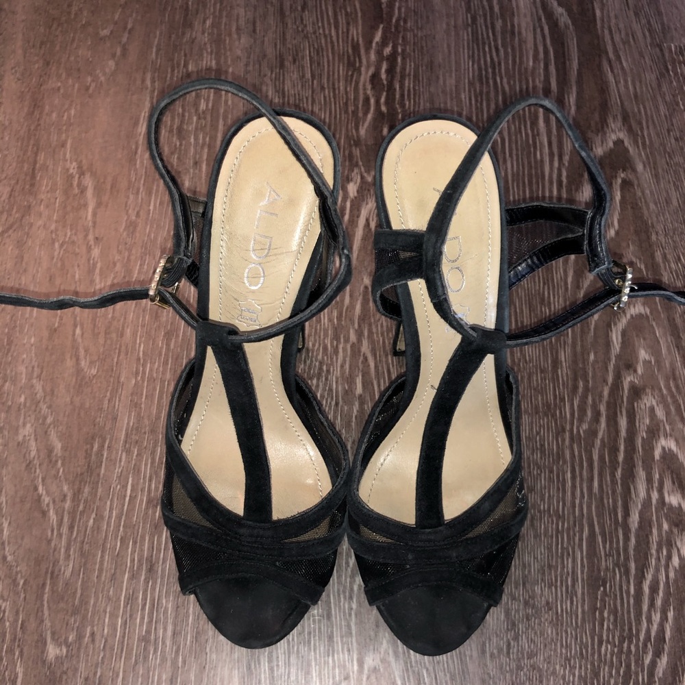 ALDO shoes suede and mesh